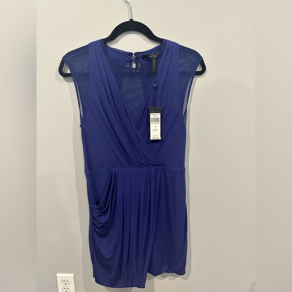BCBG DRESS VIBRANT DARK BLUE SIZE M - Picture 1 of 4
